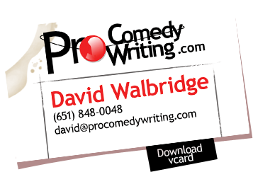 Pro Comedy Writing David Walbridge